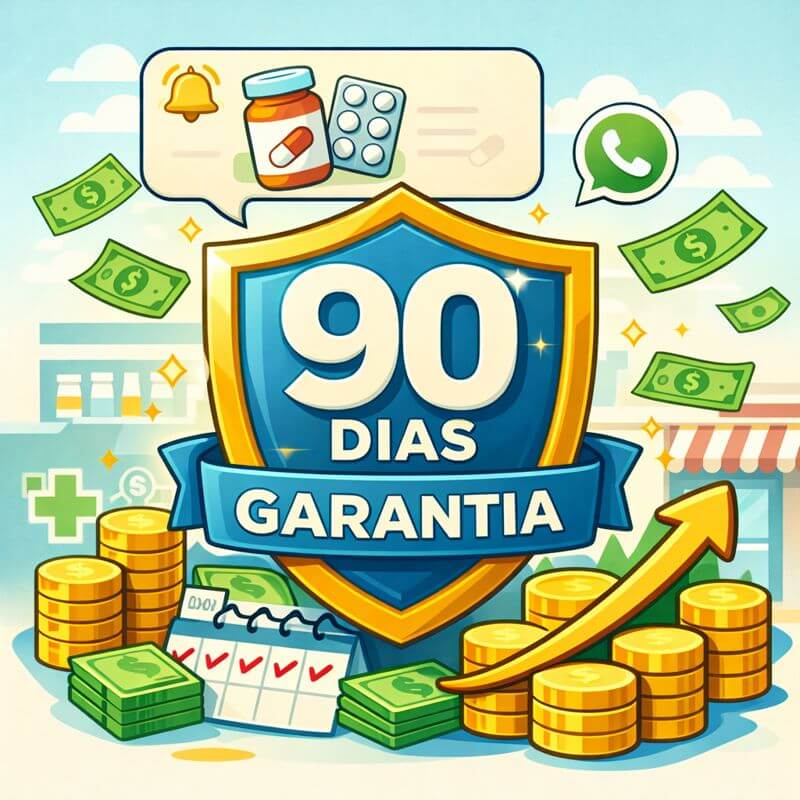 Garantia de 90 dias Lembrete Farma